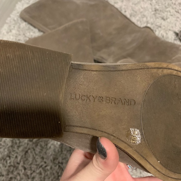 Lucky Brand Size 7.5 Riding Boots Leather - Picture 7 of 8